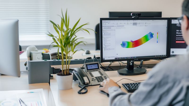 Simulation bei HEEG Konstruktion und Maschinenbau GmbH in Aschaffenburg